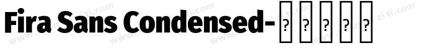 Fira Sans Condensed字体转换